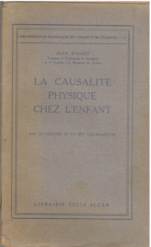 la causalite physique chez l`enfant avec le concours de dix - sept collaborateurs