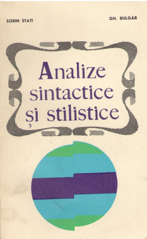 Analize sintactice si stilistice