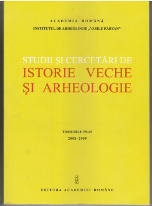 Studii si cercetari de Istorie Veche si Arheologie Tom 59-60  2008-2009