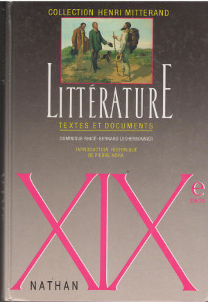 Litterature Textes et documents XIXe siecle