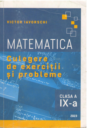 matematica culegere de exercitii si probleme clasa a ix-a