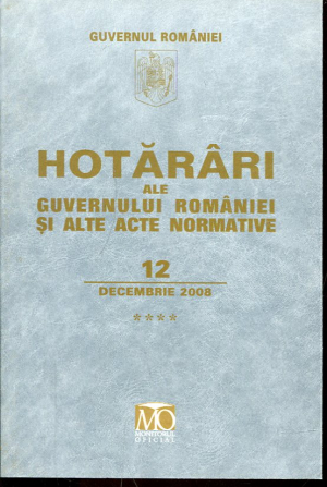 Colectia Hotarari ale Guvernului Romaniei si alte acte