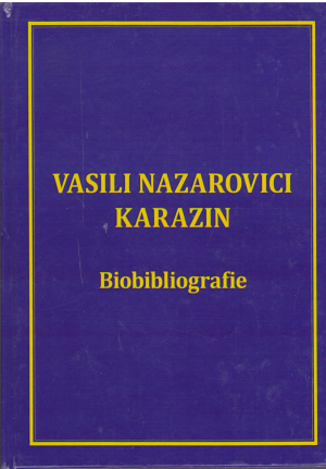 Vasili Nazarovici Karazin bibliografie