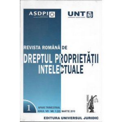 Revista Romana de Dreptul Proprietatii Intelectuale