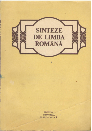 sinteze de limba romana