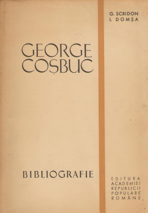 george cosbuc bibliografie