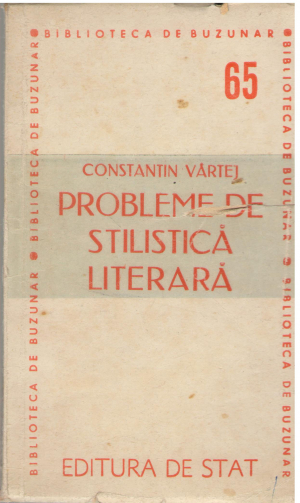 Probleme de stilistica literara