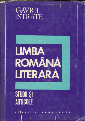 limba romana literara studii si articole