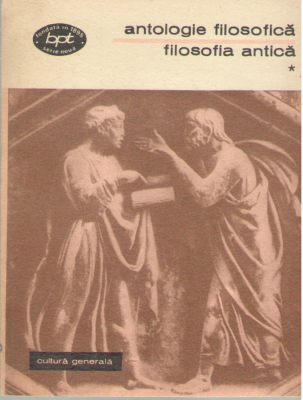 Antologie filosofica  Filosofia antica  Vol.1