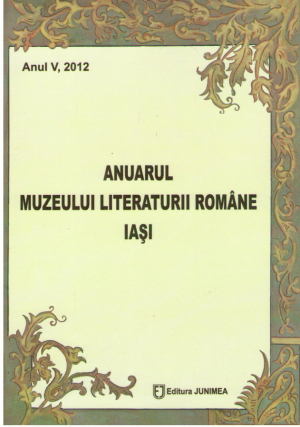 Anuarul muzeului literaturii romane Iasi