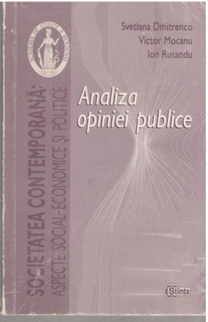 Societatea contemporana  Aspecte social-economice si politice  Analiza opiniei puiblice