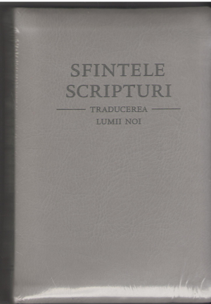 sfintele scripturi  traducerea lumii noi EDITIE DE LUX IN TIPLA