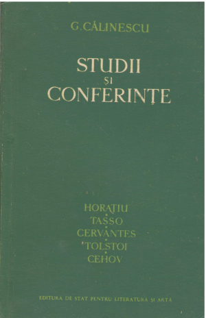 studii si conferinte horatiu tasso cervantes tolstoi cehov