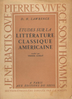 etudes sur la litterature classique americaine
