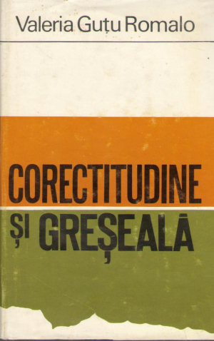 corectitudine si greseala limba romana de azi