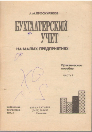 Бухгалтерский учет на малых предприятиях  Практическое пособие