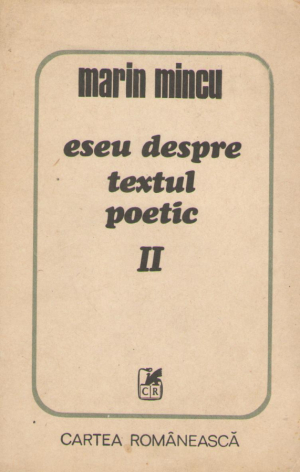 eseu despre textul poetic volumul II