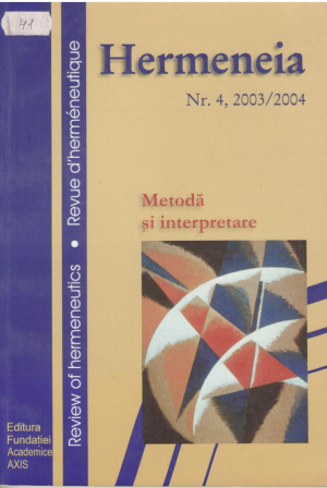 Hermeneia nr.4, 2003/2004