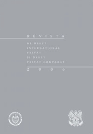 Revista de Drept International Privat si Drept Privat Comparat