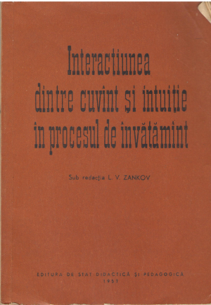 interactiunea dintre cuvint si intuitie in procesul de invatamint