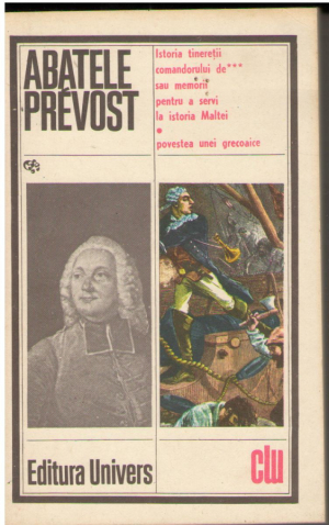 Istoria tineretii comandorului de*** sau memorii pentru a servi la istoria maltei  Povestea unei grecoaice