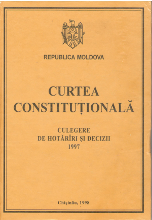 curtea constitutionala culegere de hotarari si decizii 1997