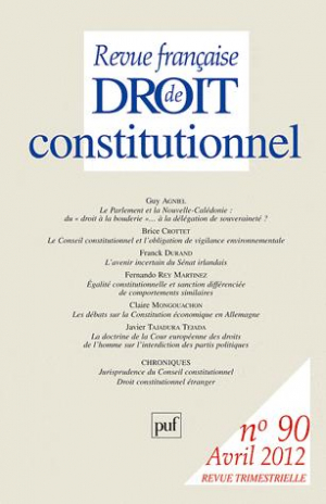 Revue francaise de Droit Constitutionnel