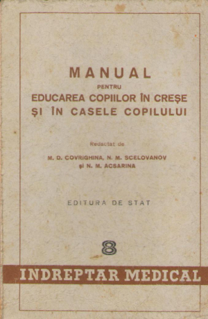 manual pentru educarea copiilor in crese si in casele copilului