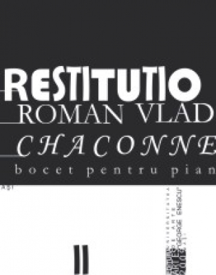 Chaconne. Bocet pentru pian
