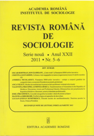 Revista romana de Sociologie aparitii vechi numere istorice