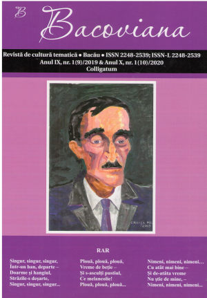 bacoviana revista de cultura tematica numere vechi