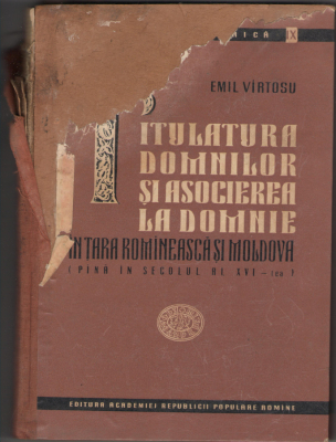 Titulatura domnilor si asocierea la domnie in Tara Romanesca si Moldova  Pina in secolul al XVI-lea