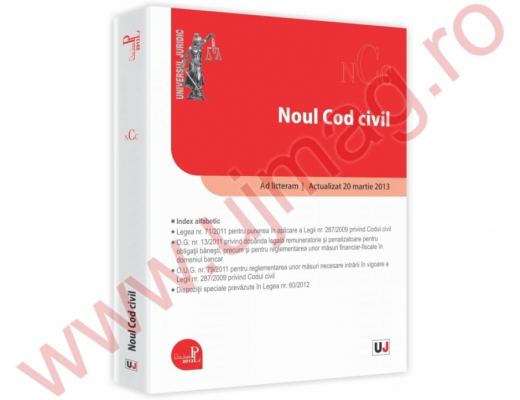 Noul Cod civil - Ad litteram