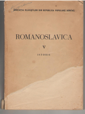 Romanoslavica V Istorie 1962