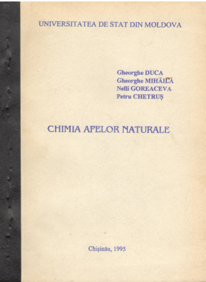 chimia apelor naturale material didactic pentru studentii chimisti biologi ecologisti si specialistii in domeniul ambiant