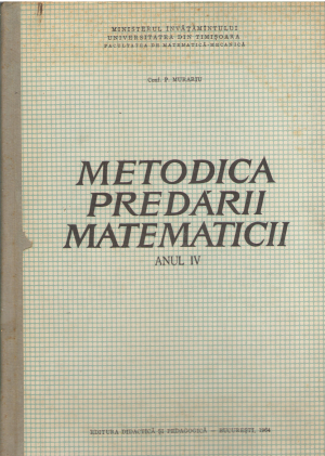 metodica predarii matematicii anul iv