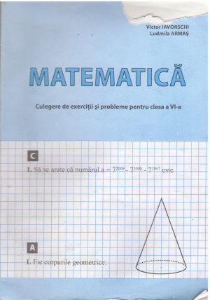 matematica culegere de exercitii si probleme pentru clasa a vi-a