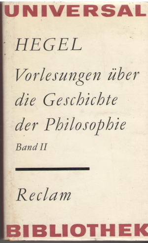volesungen uber die geschichte der philosophie band ii