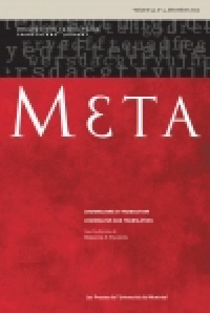Meta Journal des traducteurs Translators'Journal Volume 57, No 4, decembre 2012