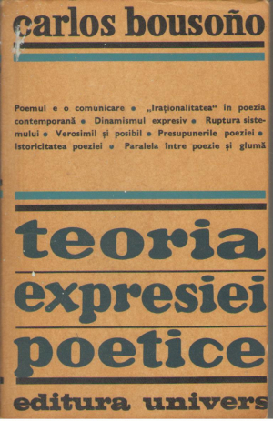 Teoria expresiei poetice