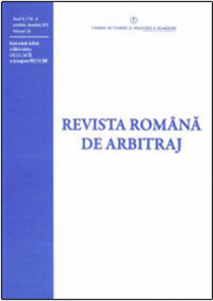 Revista Romana de Arbitraj