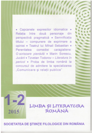 Limba si Literatura romana
