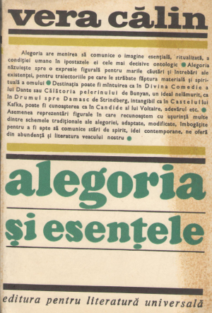 alegoria si esentele structuri alegorice in literatura veche si noua