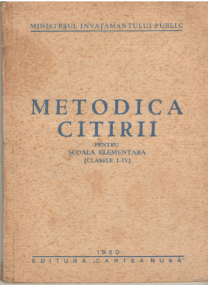 metodica citirii pentru scoala elementara clasele i-iv