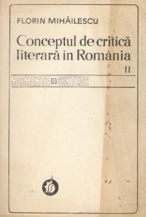 conceptul de critica literara in romania aspecte contemporane volumul 2