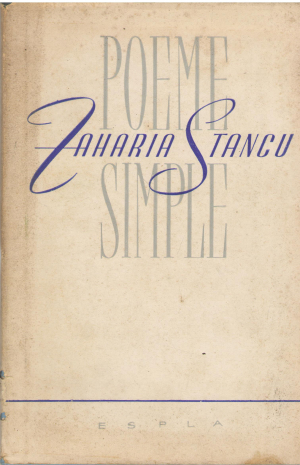 zaharia stancu poeme simple 1925-1943