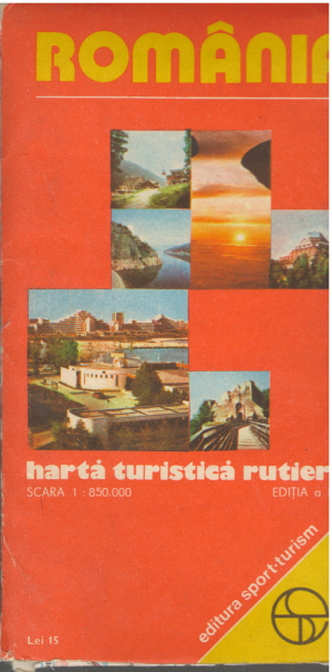 Romania Harta turistica rutiera Editia II-a