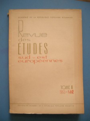 Revue des etudes sud-est europeennes