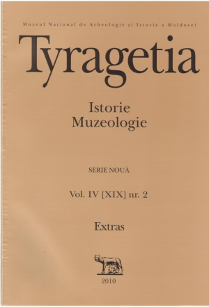 Tyragetia Istorie Muzeologie  Extrase din Volume si numere din 2007-2013