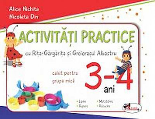 Activitati practice cu Rita-Gargarita si Greierul Albastru 3-4 ani